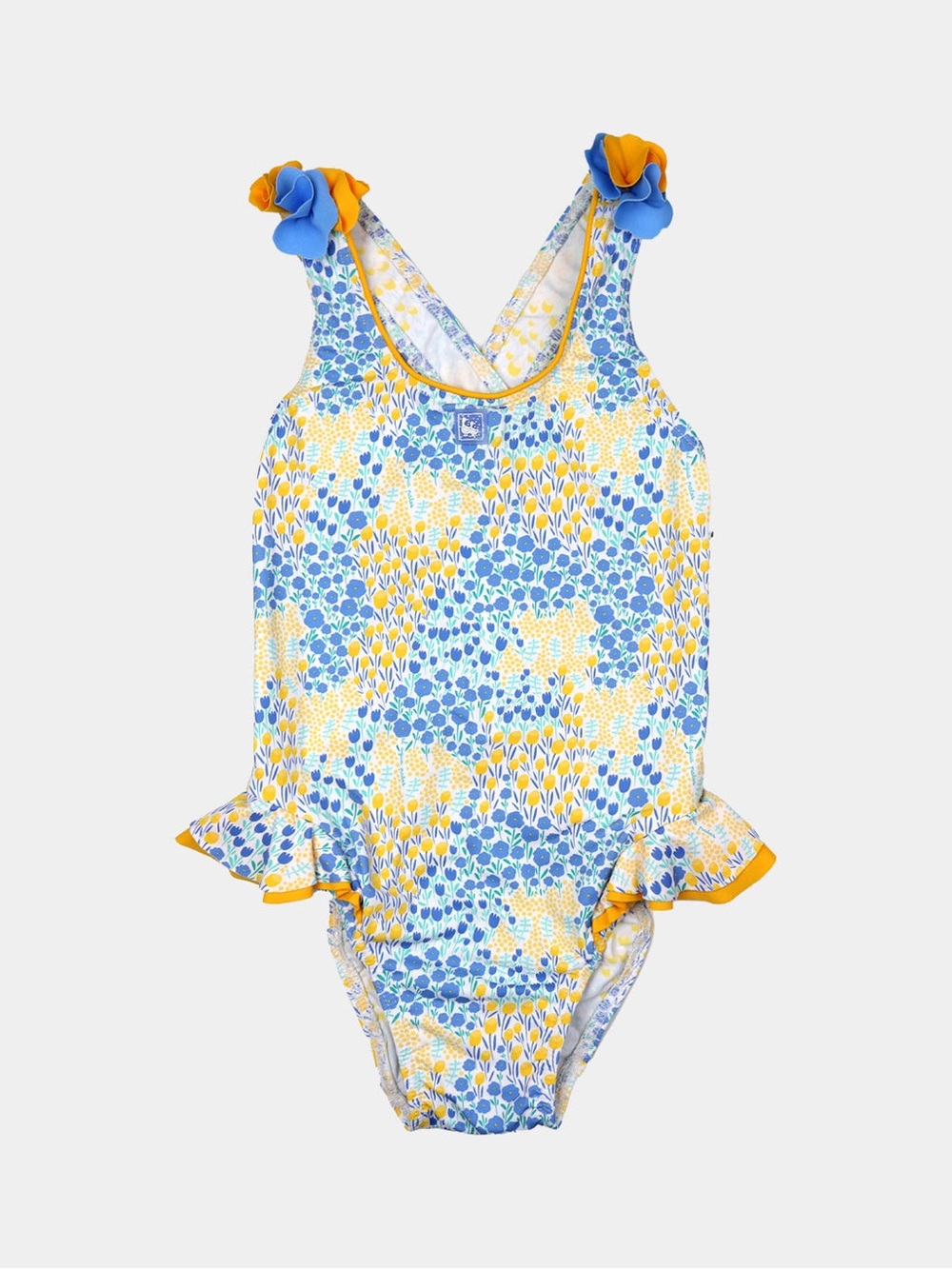 Al Agua Patos Floral One-Piece Tulip Swimsuit | Girls Size 4